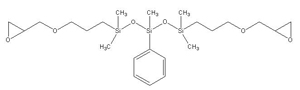 Epoxy-terminated phenyltrisiloxane IOTA-279
